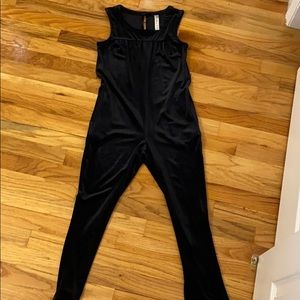 Black Velvet Sleeveless Romper From Target